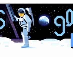 Apollo 11 i ldowanie na Ksiycu w Google Doodle 