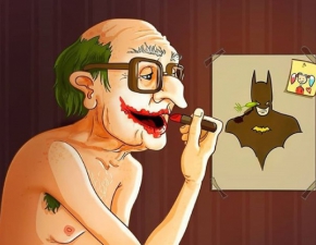 Staro superbohaterw? Zobacz Batmana, Jokera, Deadpoola i innych na emeryturze!