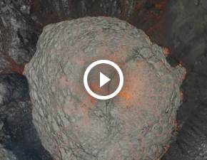 Erupcja wulkaniczna nagrana z drona. Tak wyglda magma z gry! WIDEO