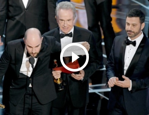 Oscary 2017: Nie La La Land, a Moonlight filmem roku! Ogromna wpadka podczas wrczania nagrody
