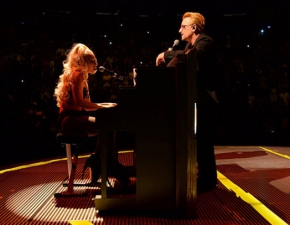 U2 i Lady Gaga na jednej scenie! Zobacz film!