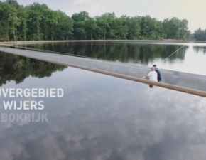 W Belgii powstaa wyjtkowa cieka rowerowa. Zobacz Cycling through Water