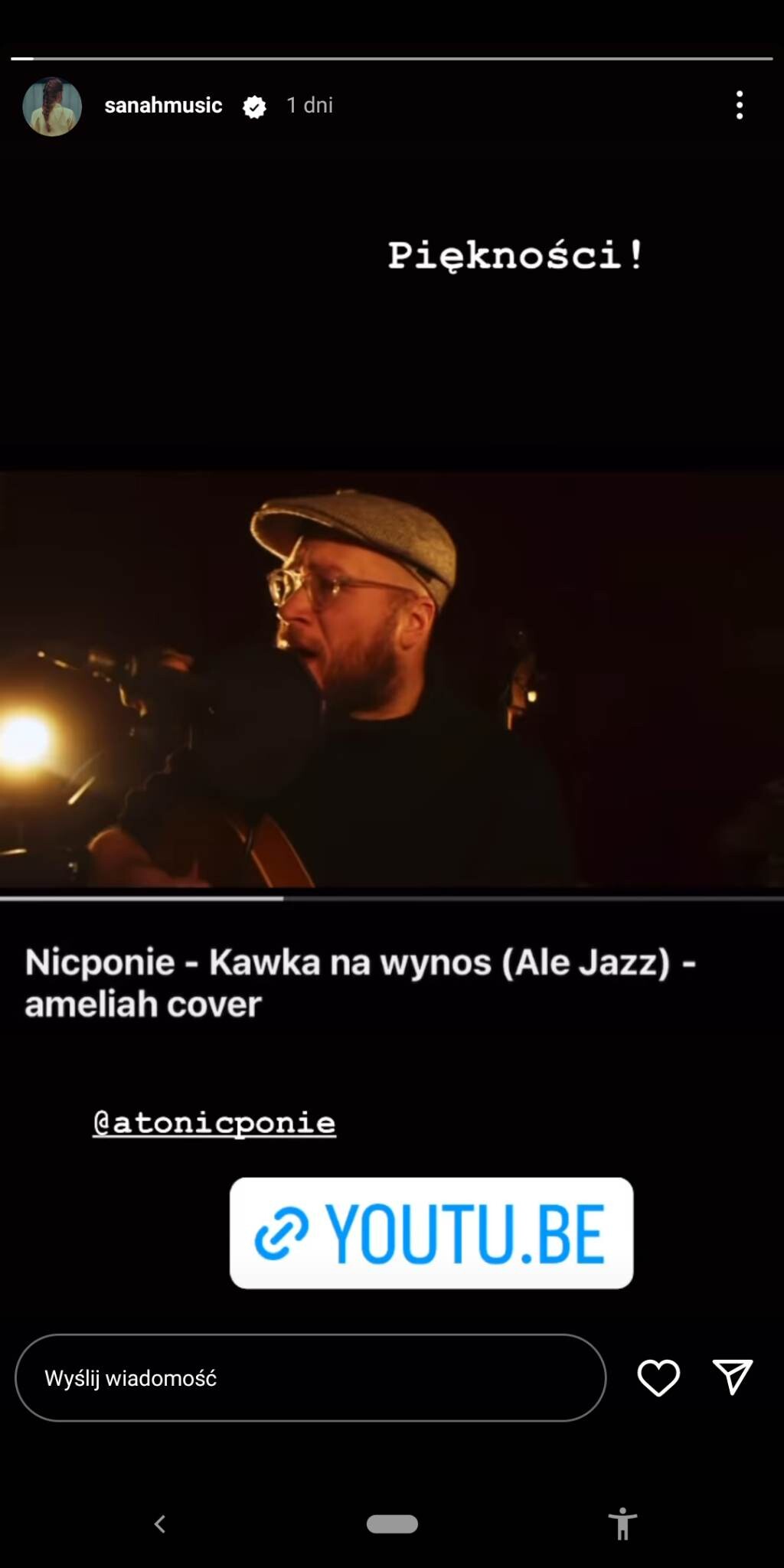 sanah o coverze "Ale jazz" zespou Nicponie