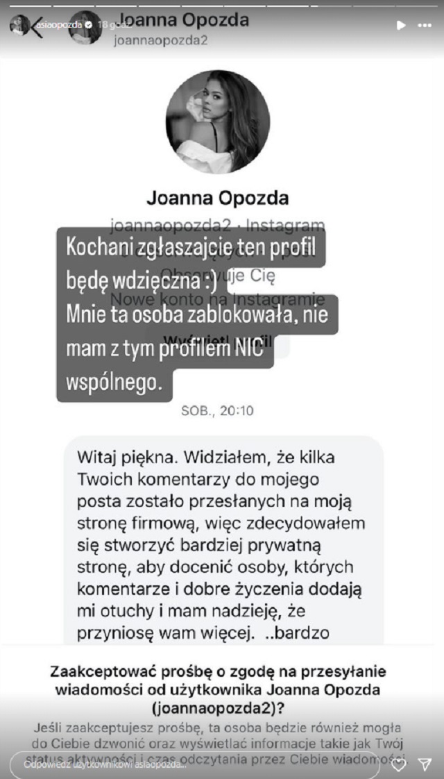 Joanna Opozda Instagram