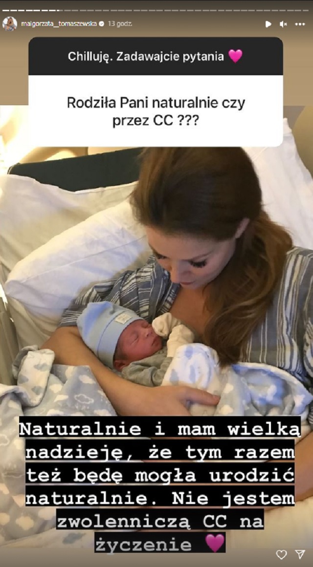 Magorzata Tomaszewska w ciy - Instagram