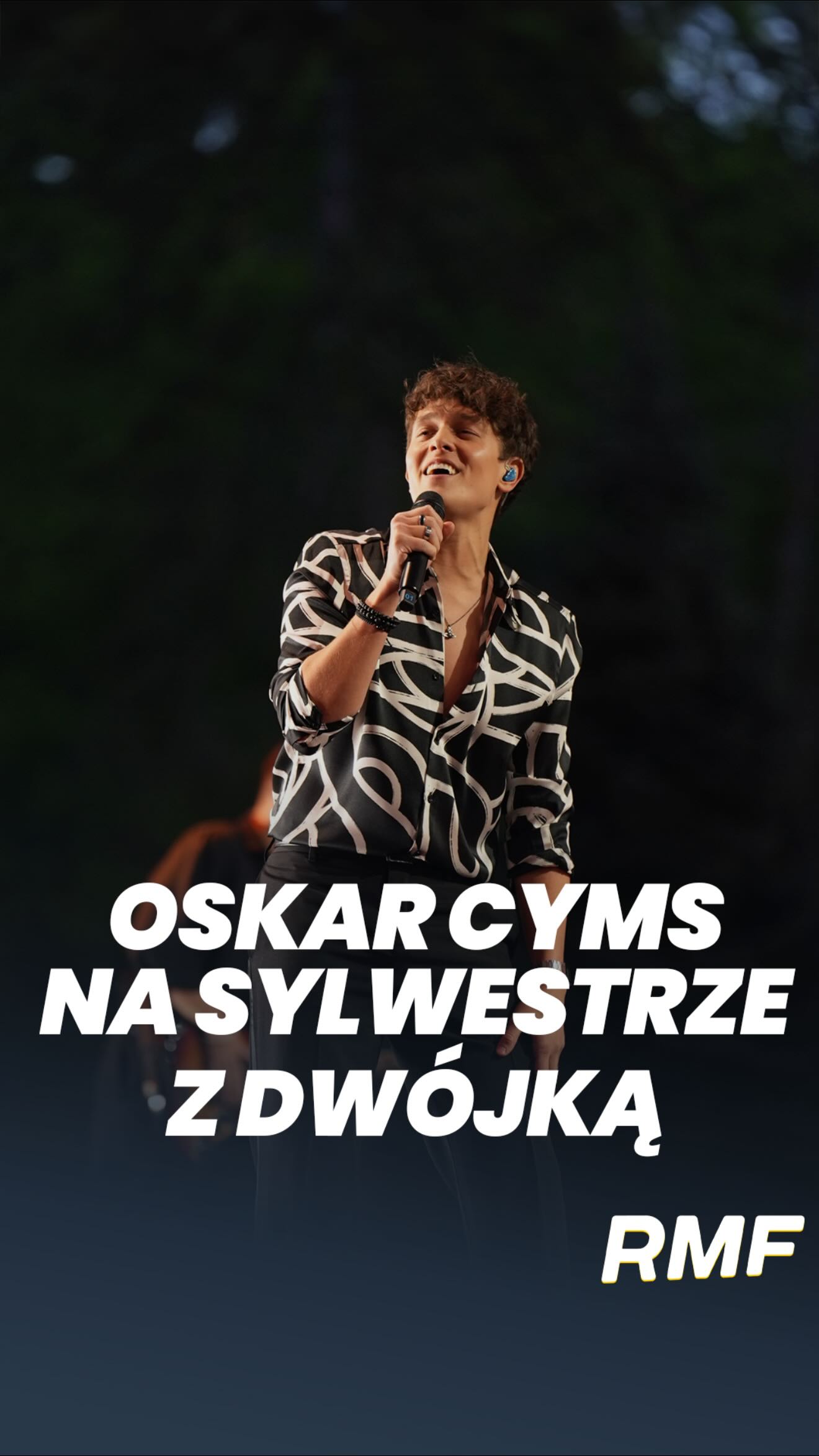 Oskar Cyms gwiazdą Sylwestra...