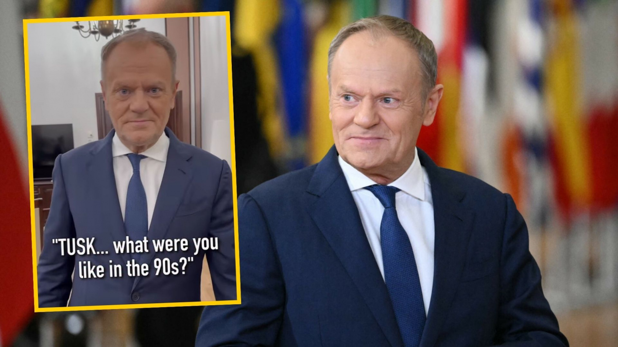 Archiwalne nagrania z Donaldem Tuskiem trafiły do sieci. Premier wspomina lata 90.