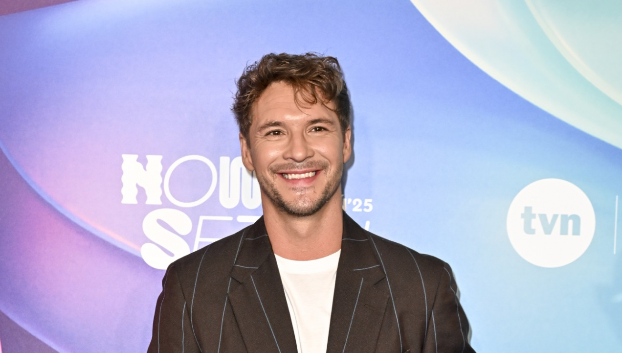 Mikołaj Roznerski z serialową żoną. W stronę pary..