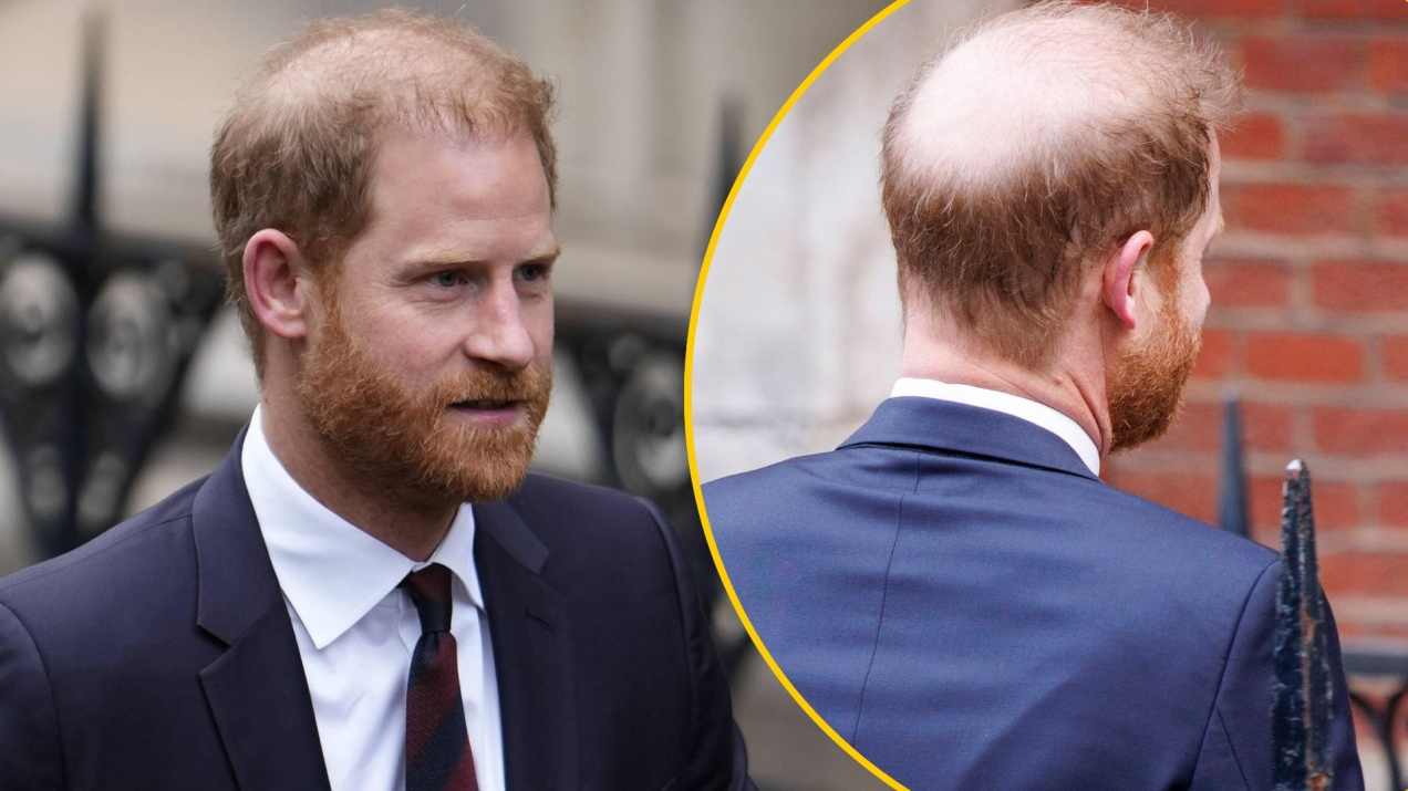 „Zapomniał zabrać włosów”. Brytyjskie media kpią z księcia Harry'ego