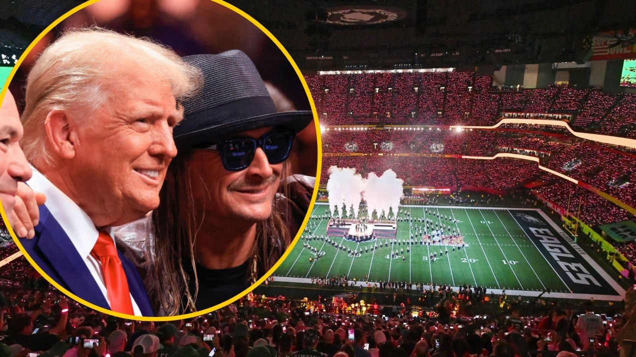 Zwolennicy Trumpa organizują własne Halftime Show. Gwiazda wieczoru śpiewa, iż „lubi nieletnie dziewczynki”