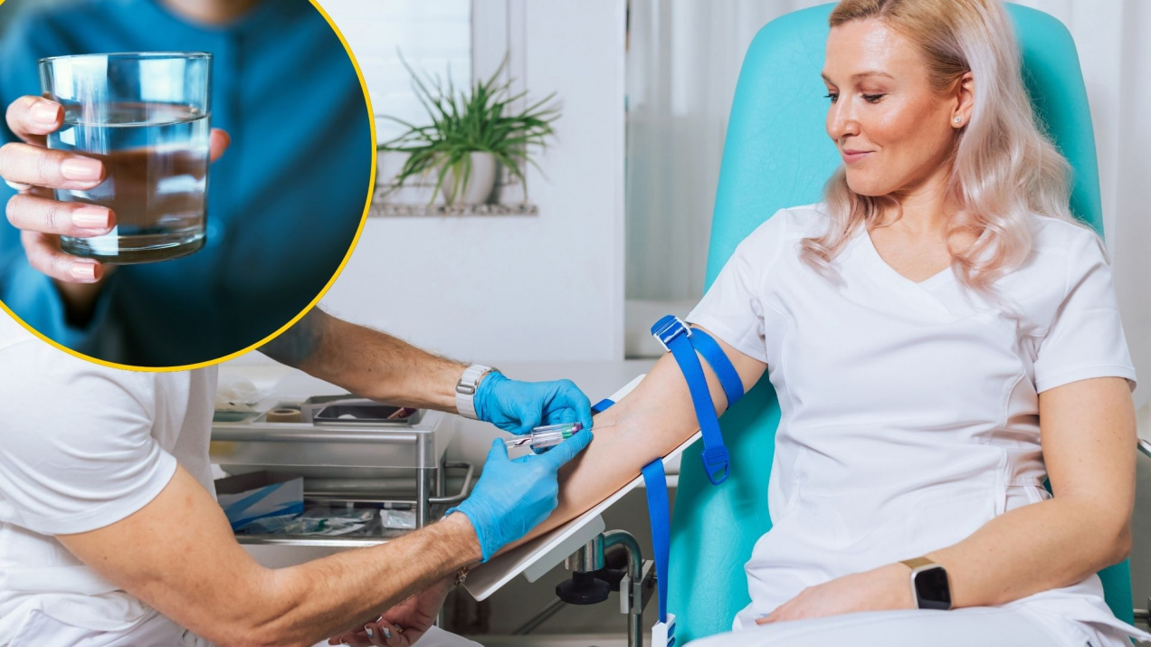 Większość z nas popełnia ten błąd przed pobraniem krwi. Chodzi o picie wody
