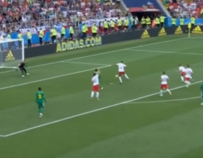 Mundial 2018: Polska przegrywa z Senegalem. Samobjcza bramka Cionka WIDEO