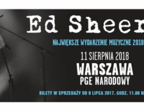 8 lipca rusza sprzeda biletw na Eda Sheerana! Co musisz wiedzie? 