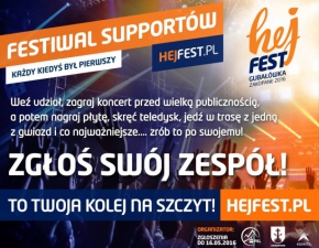 Ruszy konkurs dla supportw festiwalu Hej Fest! 