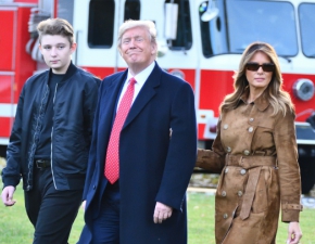 Barron Trump przerósł już ojca! Najnowsze, rodzinne zdjęcia zaskakują!