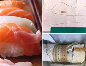 Mionik sushi trafi do lekarza z prawie 2-metrowym tasiemcem: sam ze mnie wyszed