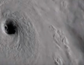 Przeraajce nagranie huraganu Irma! 