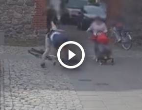 Rozpdzony rowerzysta potrci 7-latk i odjecha. Teraz stanie przed sdem WIDEO