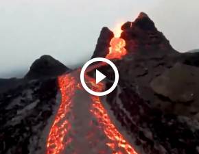 Erupcja wulkanu na Islandii! Zobacz wstrząsające nagrania! WIDEO
