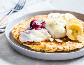 Przepis na puszysty omlet na słodko według Ani Starmach. Składniki na pewno już masz