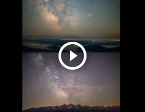 Tatry czy Bieszczady? Niesamowite nagranie Drogi Mlecznej robi wraenie! WIDEO