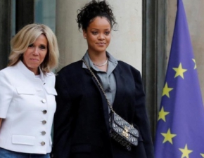 Rihanna spotkaa si z prezydentem i pierwsz dam Francji. Co ona na siebie zaoya?!