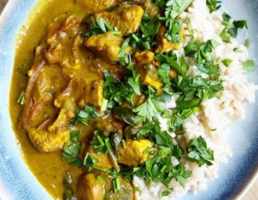 Bezglutenowe curry z kurczakiem 