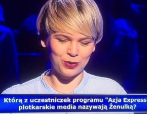 enulka Kaczoruk w Milionerach. Najbardziej enujce pytanie w historii programu?