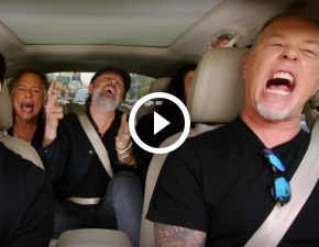 Metallica piewa hit Rihanny w Carpool Karaoke!