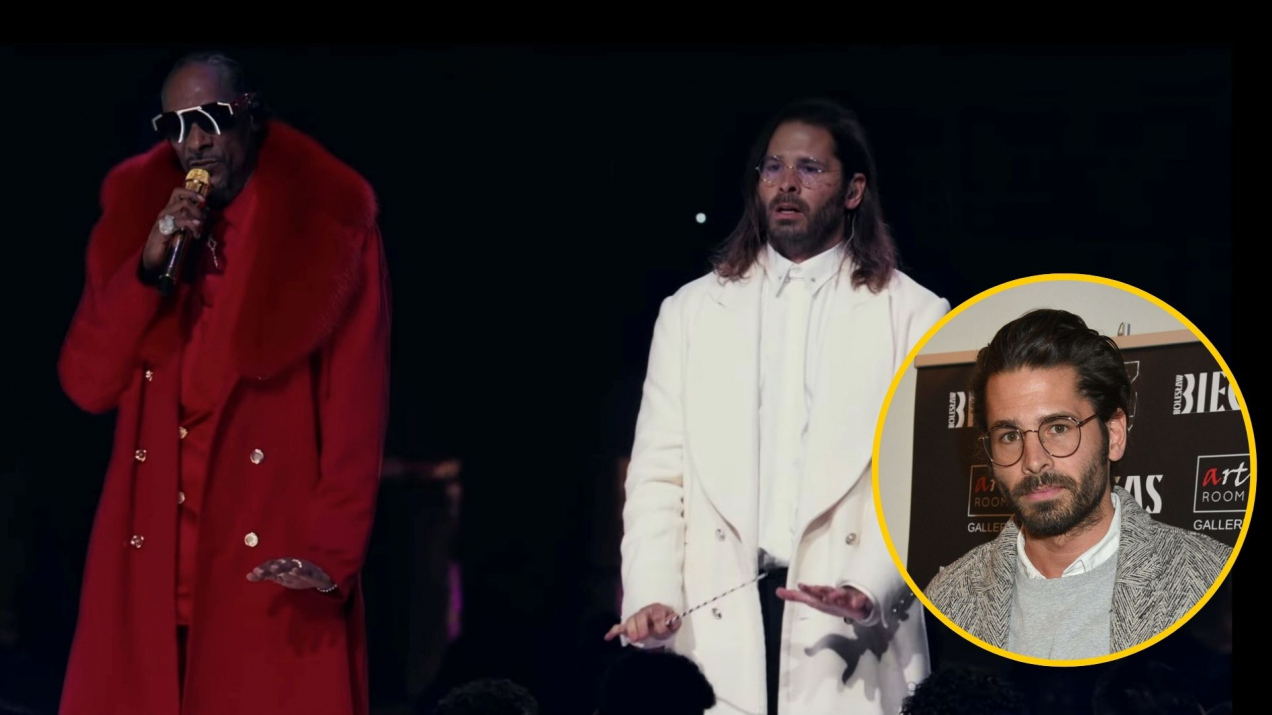 Jimek wystąpił na halftime show. Radzimir Dębski na scenie u boku legendy amerykańskiego rapu