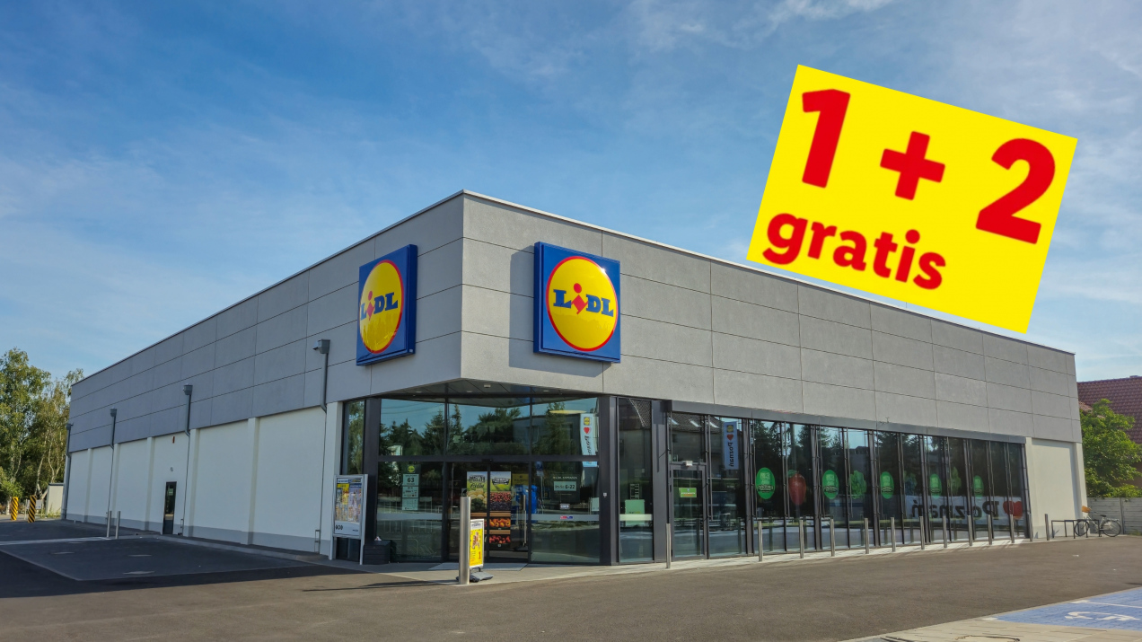 Od jutra w Lidlu petarda. „1+2 gratis” dla wszystkich