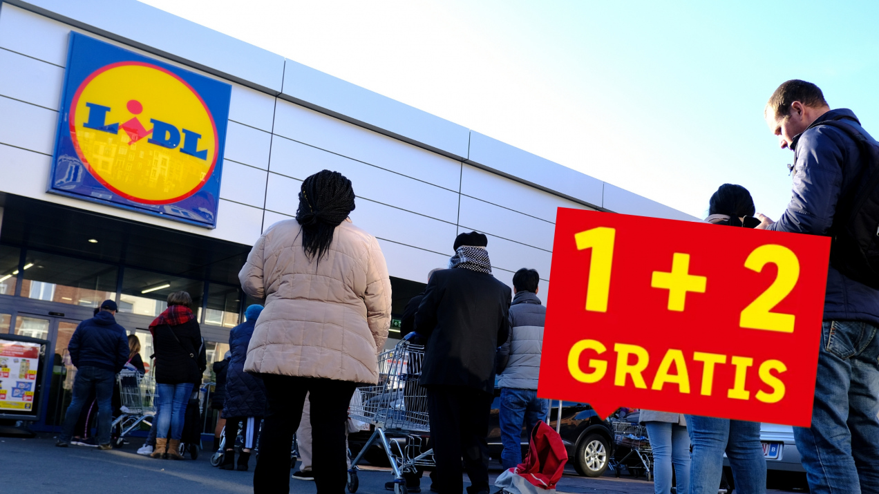 Lidl chyba oszalał. Od jutra „1+2 gratis”
