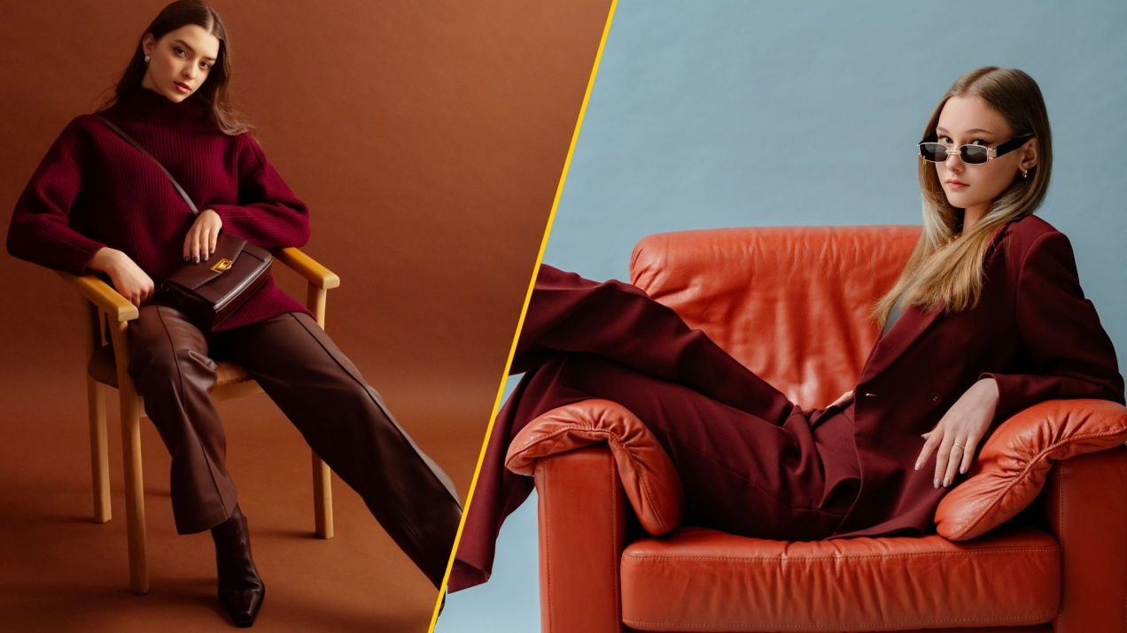 Chcesz wyglądać modnie tej jesieni? Burgundowy total look to wybór, który podbija Instagram i wybiegi!