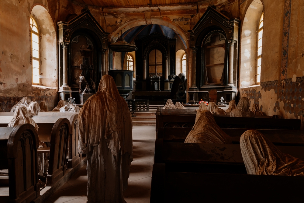 Duchy w kościele św. Jerzego w Lukovej. Jedno z najstraszniejszych miejsc świata jest w Czechach