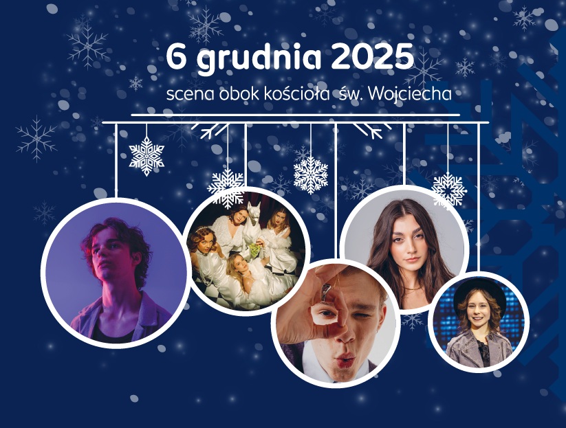 Rozbłyśnij z Krakowem – muzyczne rozświetlenie choinki na Rynku Głównym już 6 grudnia