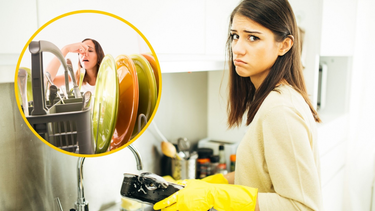 Dlatego naczynia po umyciu pachną jajkami. Ten problem możesz gwałtownie usunąć w ten sposób