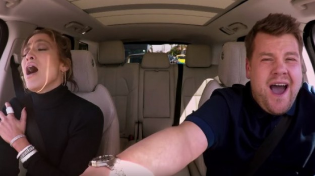 RMF Extra: Jennifer Lopez w Carpool Karaoke: Śpiewała, tańczyła i...poderwała Leonardo Di Caprio!