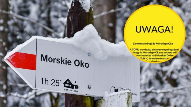 RMF Extra: Pilny komunikat TPN. Od dziś droga do Morskiego Oka zamknięta! „Od Palenicy Białczańskiej do schroniska”