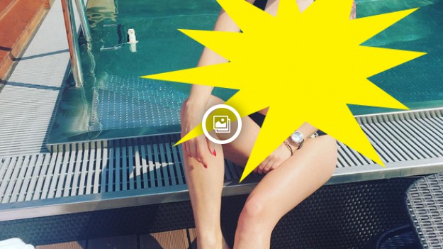 RMF Extra: Ewelina Lisowska w bikini prezentuje tatuaże na basenie