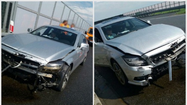 RMF Extra: Krzysztof Rutkowski miał wypadek. Uderzył w barierki na autostradzie