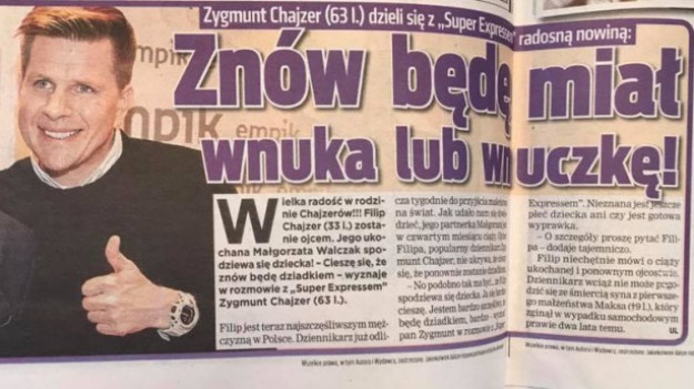 RMF Extra: Filip Chajzer znów będzie ojcem? Dziennikarz ostro komentuje doniesienia tabloidu
