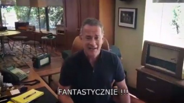 RMF Extra: Tom Hanks dziękuje Polakom za Malucha - po polsku!