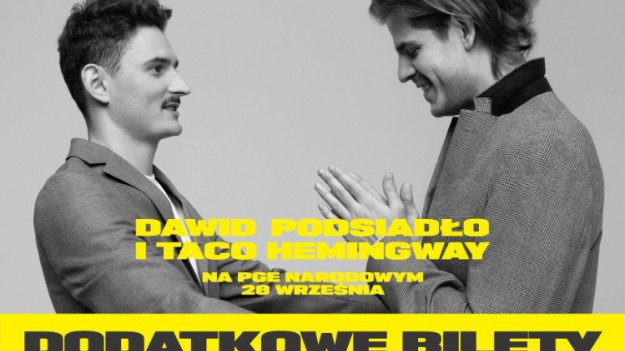 RMF Extra: Dawid Podsiadło i Taco Hemingway na PGE Narodowym. Ostatnie dodatkowe bilety!