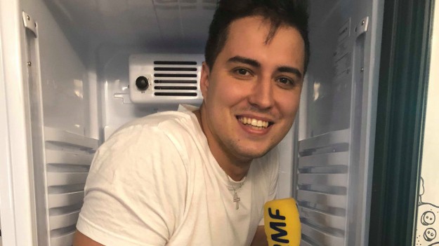 RMF Extra: Paweł Jawor: Pierwsza prognoza pogody prosto z lodówki!