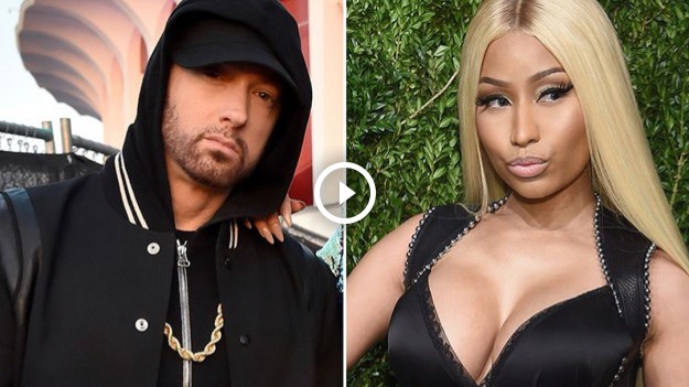 RMF Extra: Eminem flirtuje z Nicki Minaj podczas koncertu w Bostonie! Zobacz nagranie