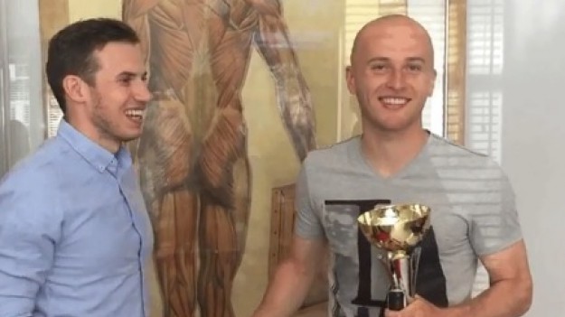 RMF Extra: Michał Pazdan odwiedził jedną z krakowskich klinik fizjoterapeutycznych! 