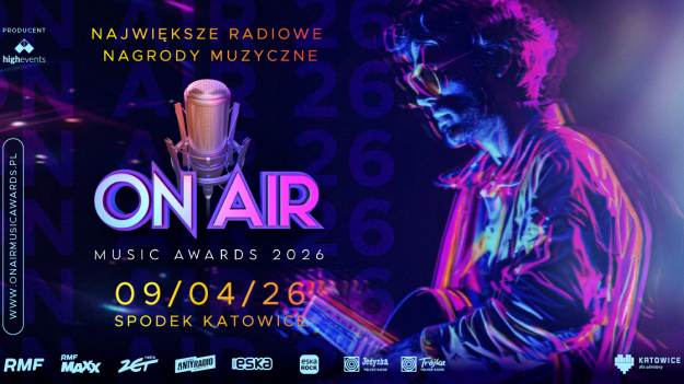 RMF Extra: II Edycja On Air Music Awards już 9 kwietnia 2026 w Spodku. Kogo zobaczymy?