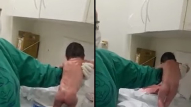 RMF Extra: Noworodek tuż po narodzinach wybrał się na spacer! Lekarze nie mogli w to uwierzyć