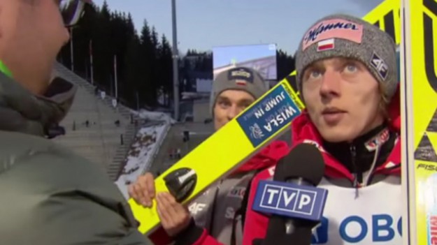 RMF Extra: Piotr Żyła nie przestaje śmieszkować. Tym razem przerwał wywiad Dawida Kubackiego