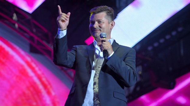 RMF Extra: Zenek Martyniuk nagrywa z młodszą o 20 lat Heidi Fahrenbach. To amerykańska modelka